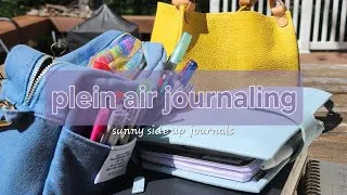 Thumbnail: Plein Air Journaling 🌳 No Talking Nature Sounds and Relaxing Music
