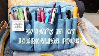 Thumbnail: What's in my Journaling Pouch 🩵 Delfonics Bag Tour