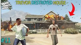 Thumbnail: TREVOR DESTROYED BIKERS' PROPERTY! 💥✈️ | GTA V Mission #11 #gta5 #gta6 #gtamissions #technogamerz