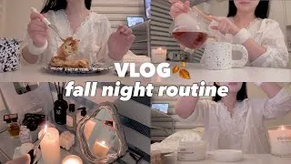 Thumbnail: 🍂☕️Cozy Fall Night Routine Habits | Living Alone in Korea VLOG | korean skincare, cooking, reading