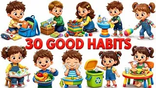 Thumbnail: Good Habits for Kids | 30 Personal Hygiene, Cleanliness & Healthy Habits | Good Manners for Children