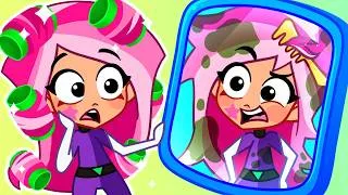 Thumbnail: Trying Out New Styles: My First Haircut, Getting Dressed ✨👕 Find My Color | Kids Cartoon