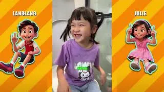Thumbnail: Langlang and Julie's funny compilation.#funny #comedyvideos
