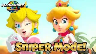 Thumbnail: Mario Kart World Balloon Battle Aero Peach on Junkyard Hog