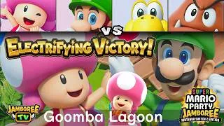 Thumbnail: Super Mario Party Jamboree TV Toadette & Luigi vs Goomba & Koopa Troopa in Goomba Lagoon