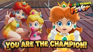 Thumbnail: Mario Tennis Fever Daisy & Baby Peach vs Bowser & Piranha Plant (CPU Ace/ Airship Court)