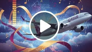 Thumbnail: Catchy Qatar Airways Music Rhythm 🎶✈️ #QatarAirways #Jingle #AirlineMusic #TravelVibes