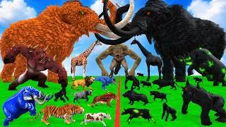 Thumbnail: Prehistoric Mammals VS Shadow Itself Mammals Size Animal Epic Battle Animal Revolt Battle Simulator