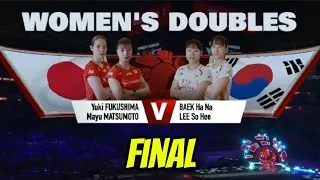 Thumbnail: Yuki Fukushima/Mayu Matsumoto vs Baek Ha Na/Lee So Hee | World Tour Finals 2025