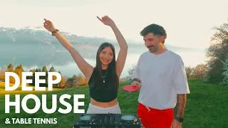 Thumbnail: Deep Groovy House Mix & Table Tennis in the Swiss Nature 🏓🌿 | Jazzy House DJ Set | Good Vibes Mix