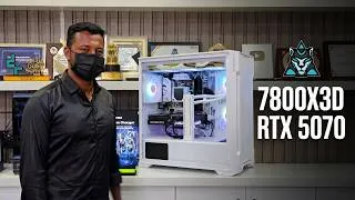 Thumbnail: 2k Gaming pc | AMD Ryzen 7 7800x3D + RTX 5070 |