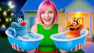 Thumbnail: OGGY Aur Cockroaches Ko 3AM Pe Bathroom Mein Bulaya… Big Mistake 😨