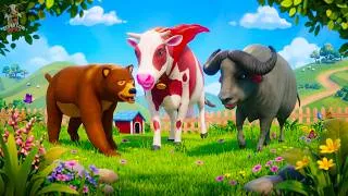Thumbnail: Super Cow & Farm Friends Build a New Farm House | Farm Diorama
