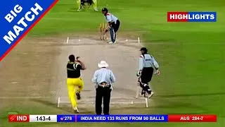Thumbnail: Big match India vs Australia highlights: Sachin decided to chase in single handly