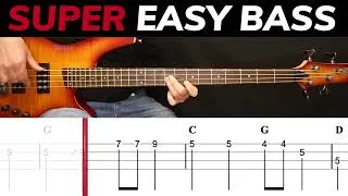 Thumbnail: Crazy Little Thing Called Love - Queen | BEGINNERS BASS | Scrolling Tabs