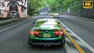 Thumbnail: Alfa Romeo Giulia GTAm VS Supercars - Forza Horizon 6 | Logitech G923 Steering Wheel