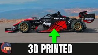 Thumbnail: 3D Print A Whole Race Car Body. Or Just Watch Me Do It. Whatever.
