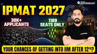 Thumbnail: What Are Your Actual Chances of Getting Into an IIM After 12? 📊 | IIMs IPM Success Rates Revealed!