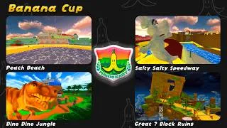 Thumbnail: MKWorld's Banana Cup in MKWii! (Intense CPUs)
