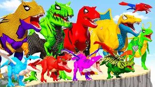 Thumbnail: RELEASE ALL HYBRID & HERBIVORE DINOSAURS AND FIGHT - JURASSIC WORLD EVOLUTION 3
