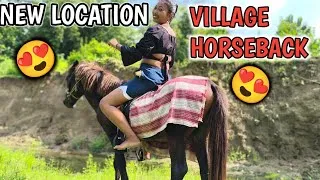 Thumbnail: Riding Through a Beautiful Village on Horseback! 🐎🌿