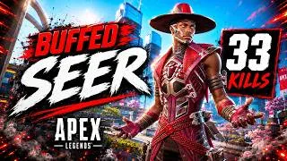 Thumbnail: BUFFED SEER 33 KILL GAME (Apex Legends Gameplay)