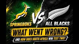 Thumbnail: South Africa LOST to the All Blacks! 🇿🇦🏉 What Went Wrong in the 1st Test?