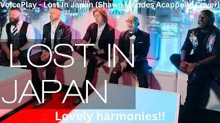 Thumbnail: First Time Reaction To VoicePlay - Lost In Japan (Shawn Mendes Acappella Cover).