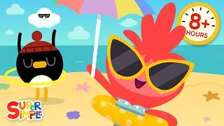 Thumbnail: All-Day Summer Songs for Kids 🌞🍦 | Nature, Counting, Nursery Rhymes and More! | Super Simple Live