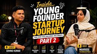 Thumbnail: How He Built His Startup at a Young Age | Young Founder Journey | Part 2 #startup #youngage #founder