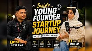Thumbnail: How He Built His Startup at a Young Age | Young Founder Journey | Part 1 #startup #youngage #founder