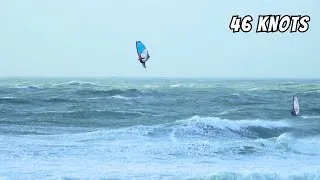Thumbnail: The most EPIC Windsurfing Contest in '25?! De Slag om Domburg 2025 EXTREME 40+ Knots📈 RAW Files
