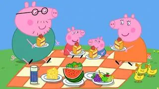 Thumbnail: Labor Day & Picnic ADVENTURES 🧺☀️ | Peppa Pig | Super Toons for Kids