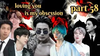 Thumbnail: Loving you is my obsession/ part 58/ bts Hindi dub story/ taekook, yoonmin, namjin jhope 💜 