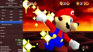 Thumbnail: Super Mario 74 "Quadrathlon" in 4:09:10
