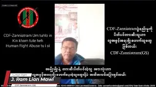 Thumbnail: CDF Zanniatramဖွဲ့စည်းမှုကို ပိတ်ပင်တားဆီးသူဟာ လူ့အခွင့်အရေးချိုးဖောက်သူတွေဖြစ်တယ်(CDF~Z, GS)