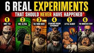 Thumbnail: 6 Real Experiments That Should Never Have Happened (Disturbing Human Tests)