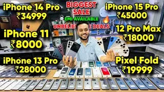 Thumbnail: Biggest iPhone Sale Ever 🔥| Cheapest iPhone Market  | Second Hand Mobile  iPhone 17 iphone16 Pro 