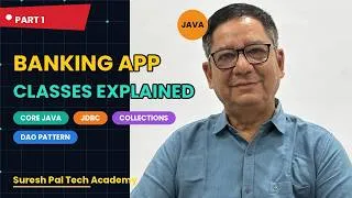 Thumbnail: Explaining My Java Banking App Code (Part 1: Core Logic & Setup) 🔥