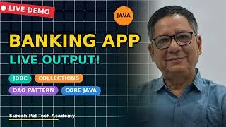Thumbnail: Running My Java Banking Application Live! (Complete Project Demo) 🔥