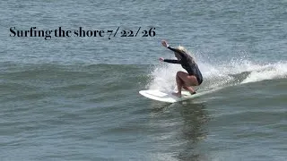 Thumbnail: Surfing the shore 7/22 #surfing #beach #jerseyshore 