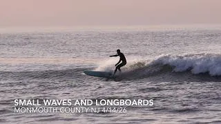 Thumbnail: Small waves and longboards 4:14:26 #surf #beach #surfing