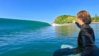 Thumbnail: SURFING PUMPING WAVES AT LENNOX HEAD! (RAW POV)