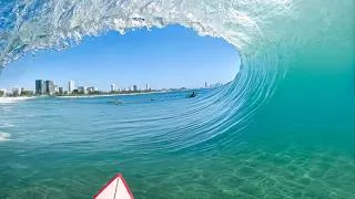 Thumbnail: SURFING PERFECT BURLEIGH BARRELS! (RAW POV)