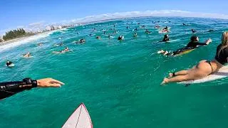 Thumbnail: SURFING AUSTRALIA’S MOST CROWDED WAVE! (SNAPPER ROCKS POV)
