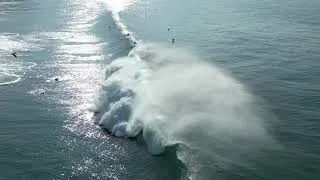 Thumbnail: Perfect huge swell in San Diego - Blacks and Sunset Cliffs beach Surfing