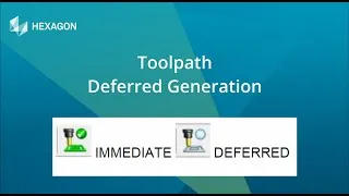 Thumbnail: SURFCAM Tech Tip - Deferred Generation