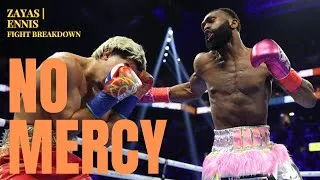 Thumbnail: Zayas vs. Ennis [ FIGHT BREAKDOWN ] No Mercy at the Line