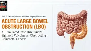 Thumbnail: Large Bowel Obstruction - Acute Abdomen - AI Simulated Case Discussion