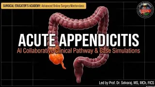 Thumbnail: Acute Appendicitis - Acute Abdomen - AI Simulated Case Scenario Discussions